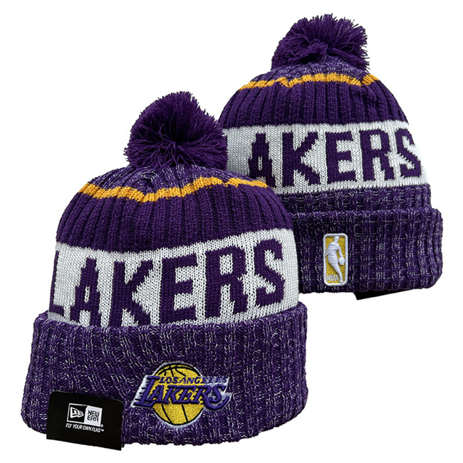 Los Angeles Lakers Knit Hats 0116